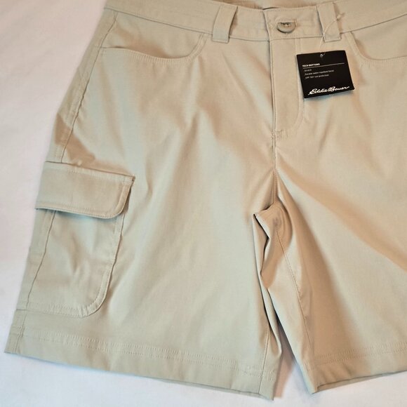 EDDIE BAUER Women's Tech Shorts Sz: 6 Pumice (Khaki) - Picture 6 of 10